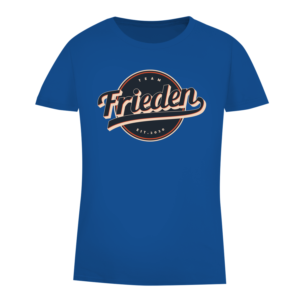 Damen Premium Bio T-Shirt Team Frieden