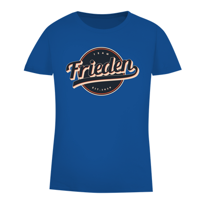 Damen Premium Bio T-Shirt Team Frieden