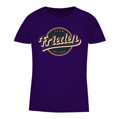 Damen Premium Bio T-Shirt Team Frieden