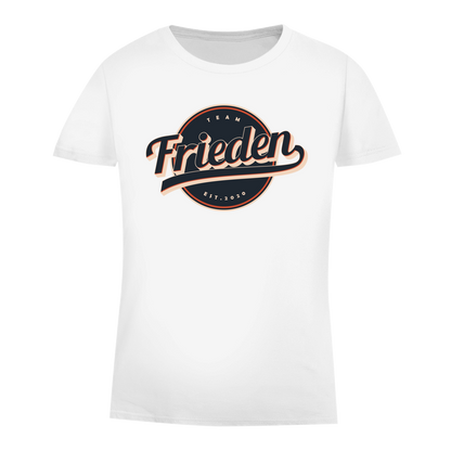 Damen Premium Bio T-Shirt Team Frieden