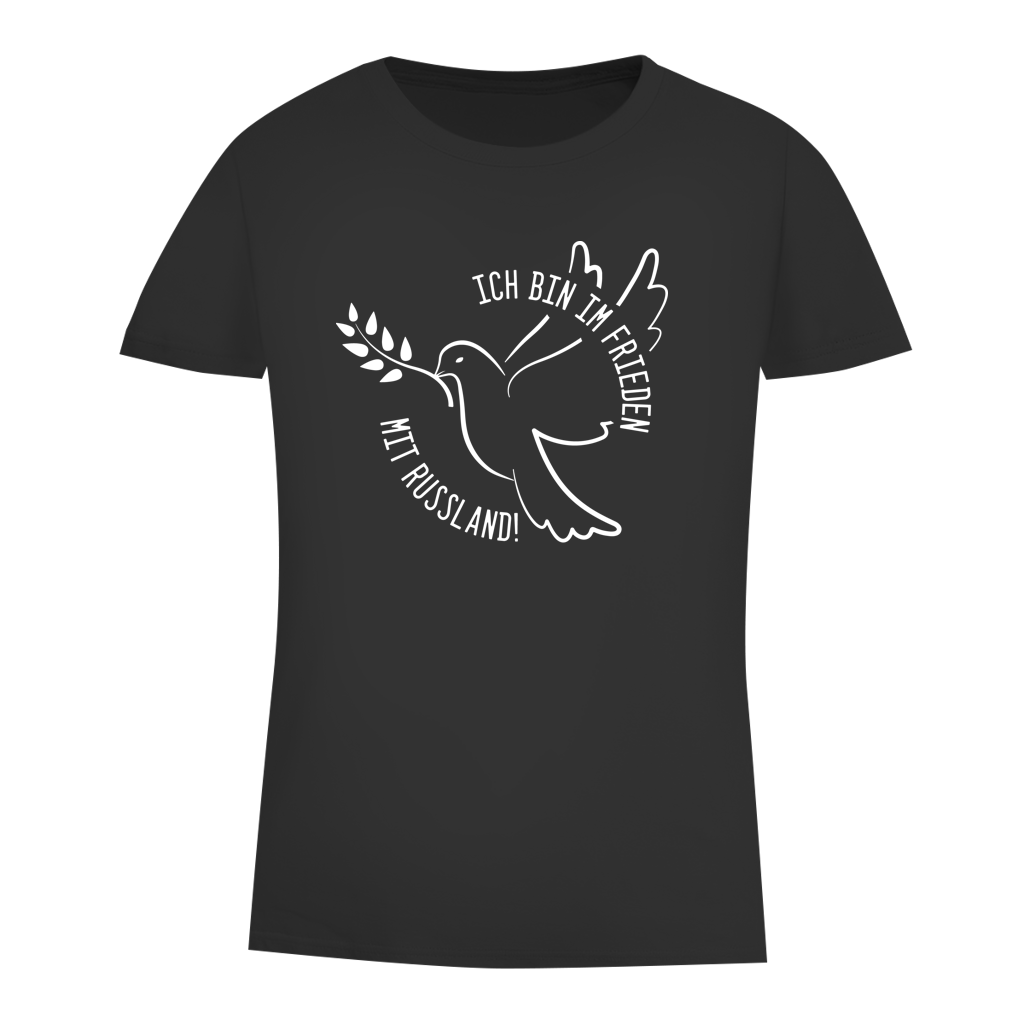Damen Premium Bio T-Shirt Ich bin im Frieden mit Russland!