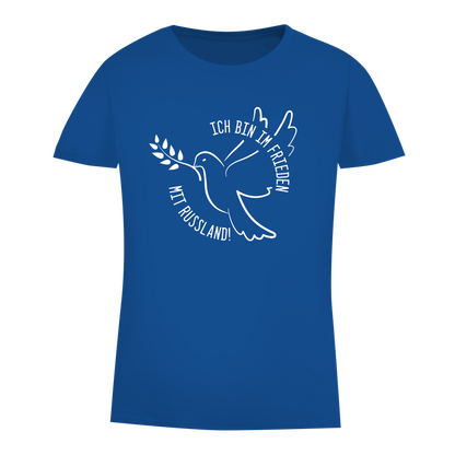 Damen Premium Bio T-Shirt Ich bin im Frieden mit Russland!