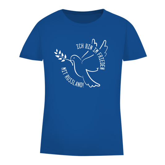 Damen Premium Bio T-Shirt Ich bin im Frieden mit Russland!