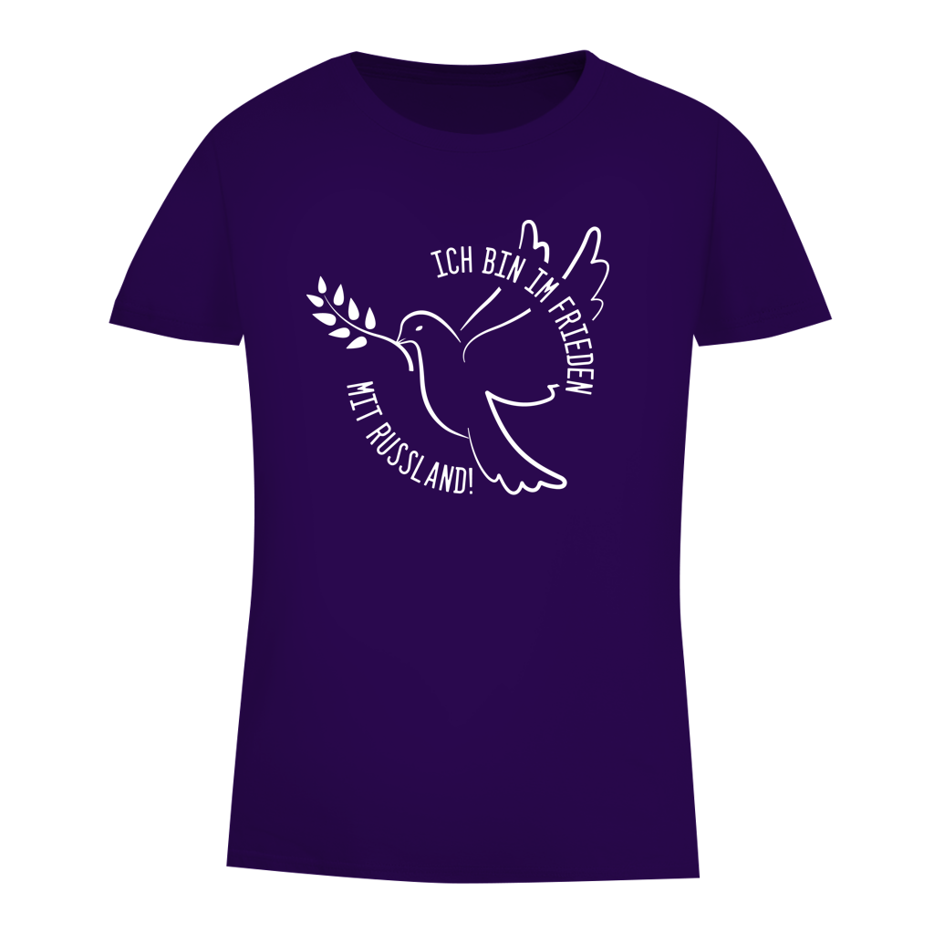 Damen Premium Bio T-Shirt Ich bin im Frieden mit Russland!