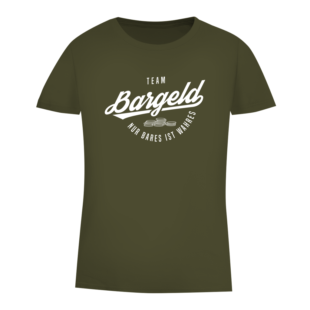 Damen Premium Bio T-Shirt Team Bargeld