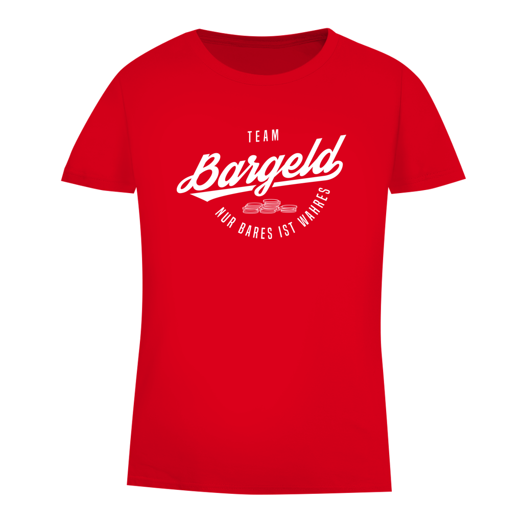 Damen Premium Bio T-Shirt Team Bargeld