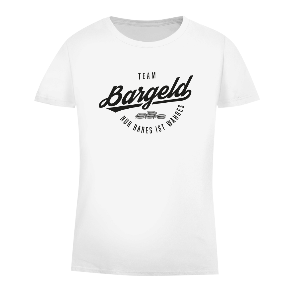 Damen Premium Bio T-Shirt Team Bargeld