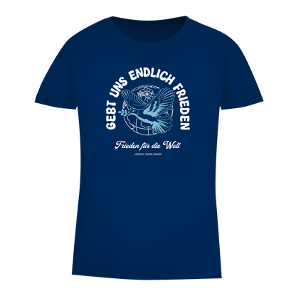 Damen Premium Bio T-Shirt Frieden für die Welt