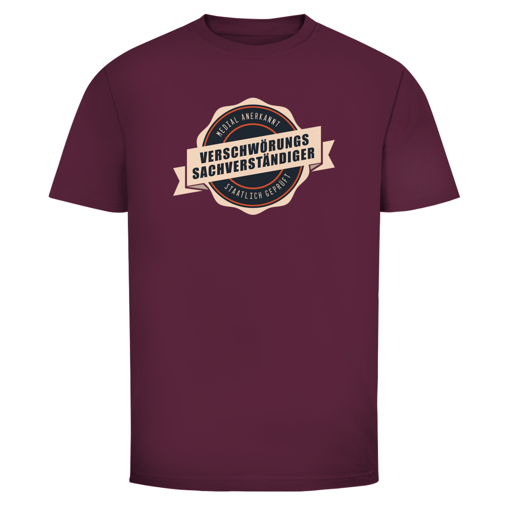 Herren T-Shirt verschwörungssachverständiger