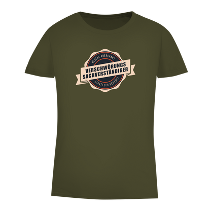 Damen Premium Bio T-Shirt verschwörungssachverständiger