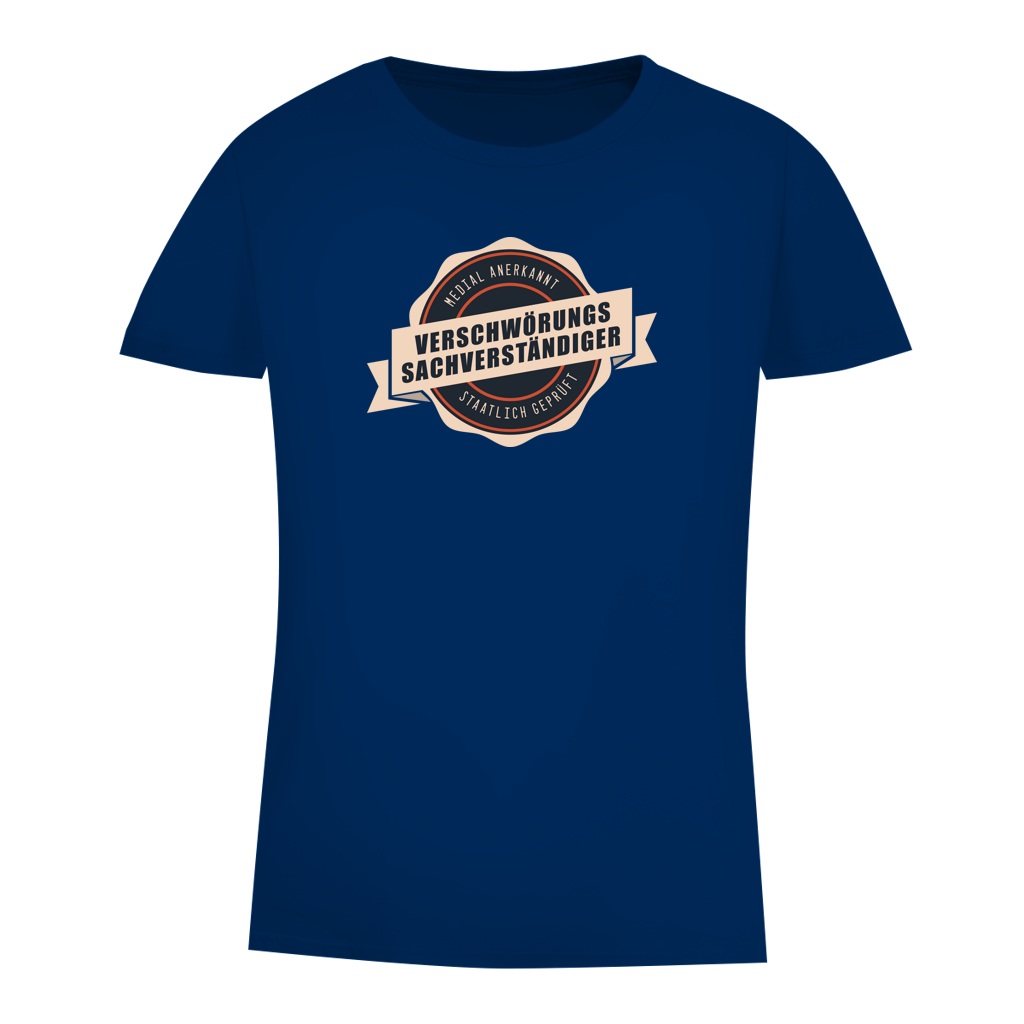Damen Premium Bio T-Shirt verschwörungssachverständiger