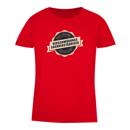 Damen Premium Bio T-Shirt verschwörungssachverständiger