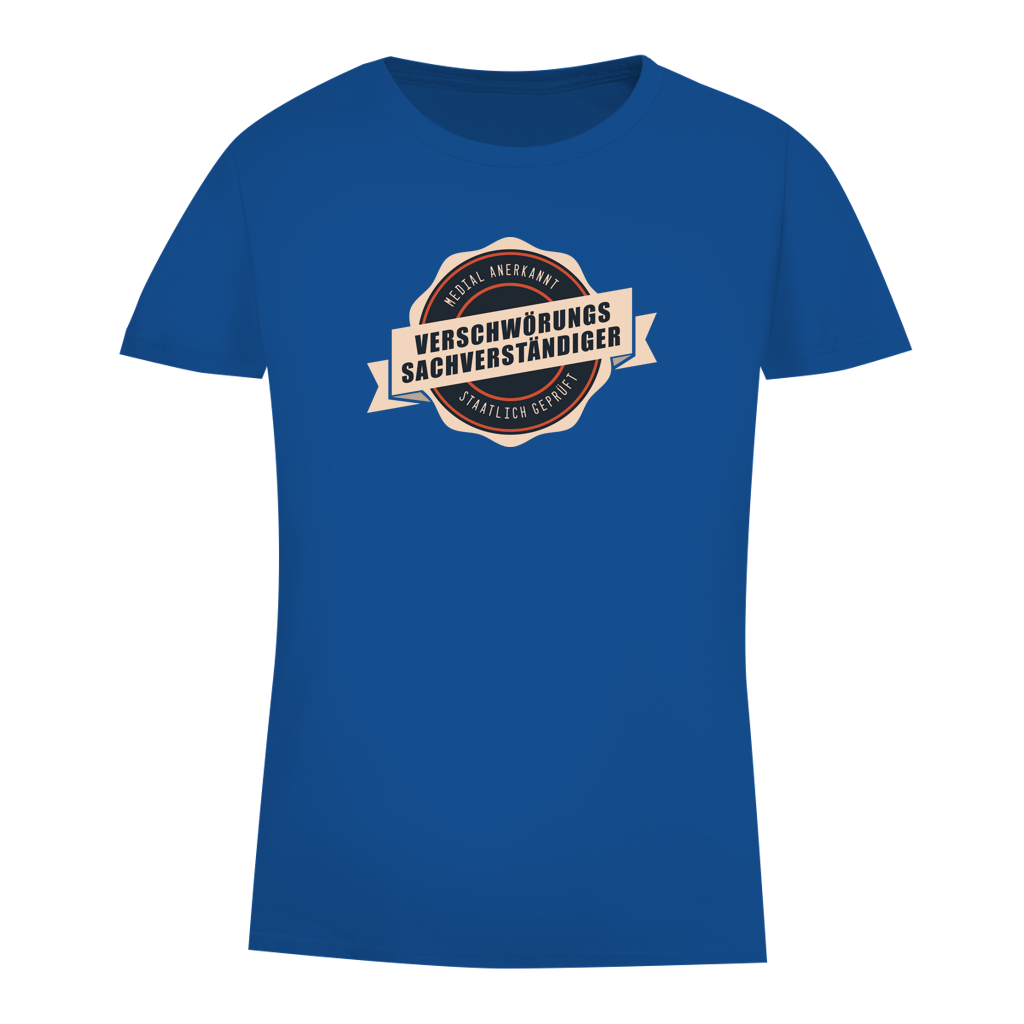 Damen Premium Bio T-Shirt verschwörungssachverständiger