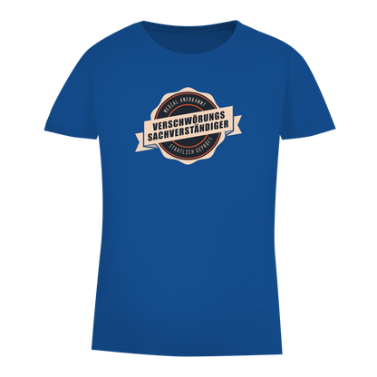Damen Premium Bio T-Shirt verschwörungssachverständiger