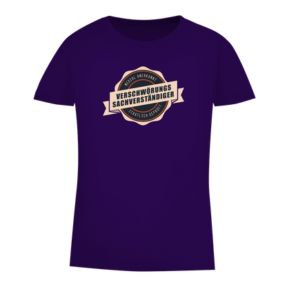 Damen Premium Bio T-Shirt verschwörungssachverständiger