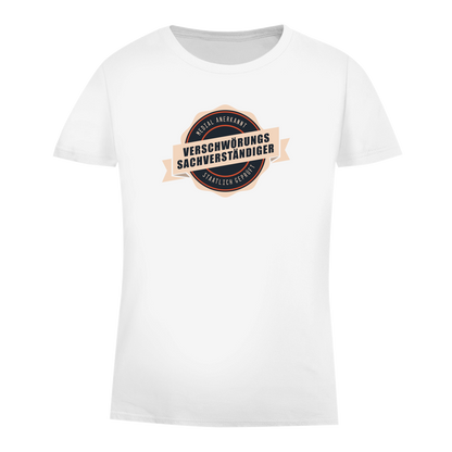 Damen Premium Bio T-Shirt verschwörungssachverständiger