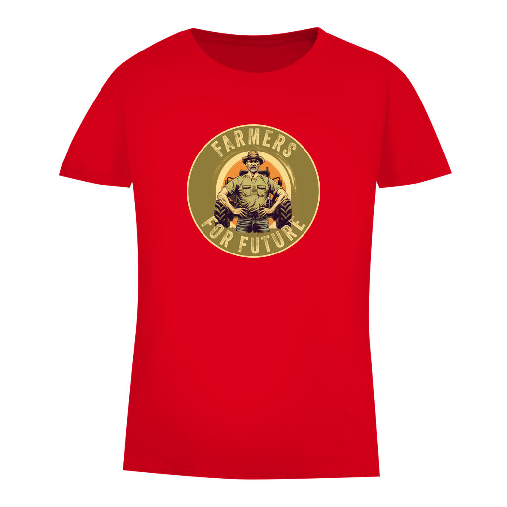 Damen Premium Bio T-Shirt Farmers For Future