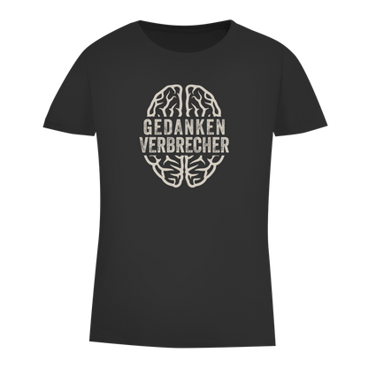 Damen Premium Bio T-Shirt Gedankenverbrecher