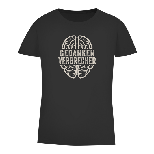 Damen Premium Bio T-Shirt Gedankenverbrecher