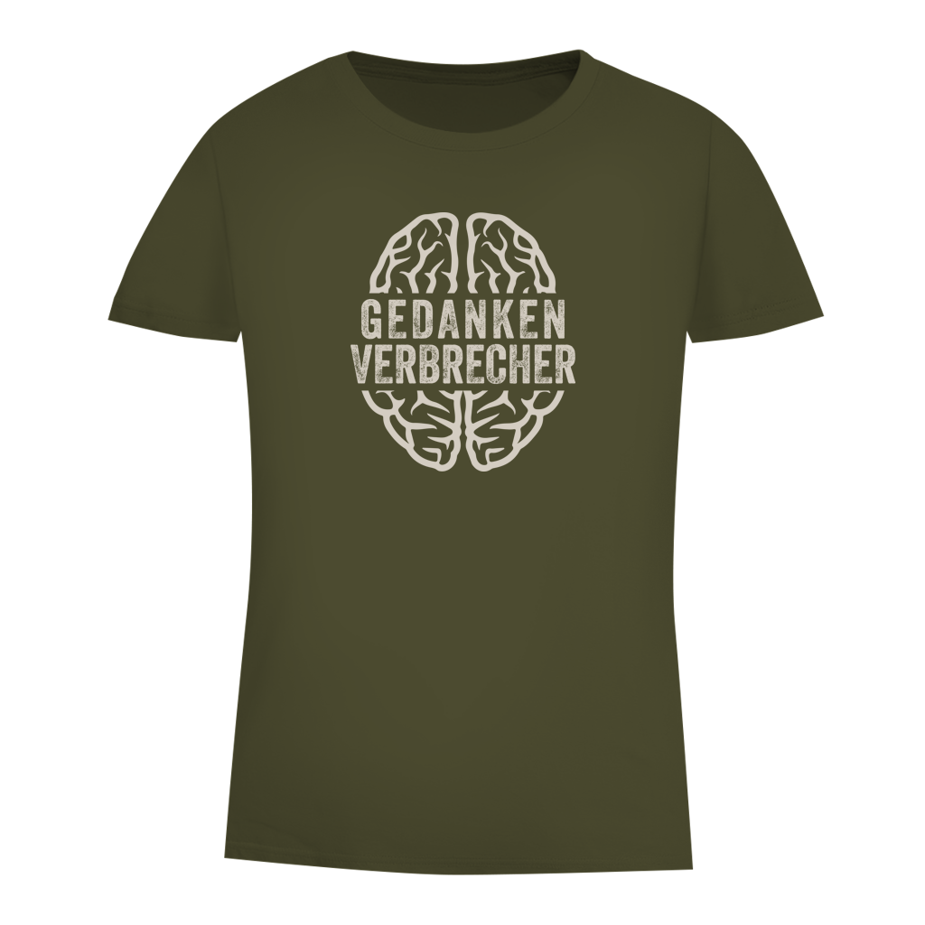 Damen Premium Bio T-Shirt Gedankenverbrecher