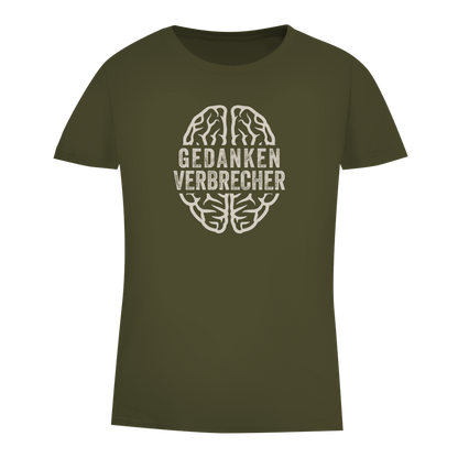 Damen Premium Bio T-Shirt Gedankenverbrecher
