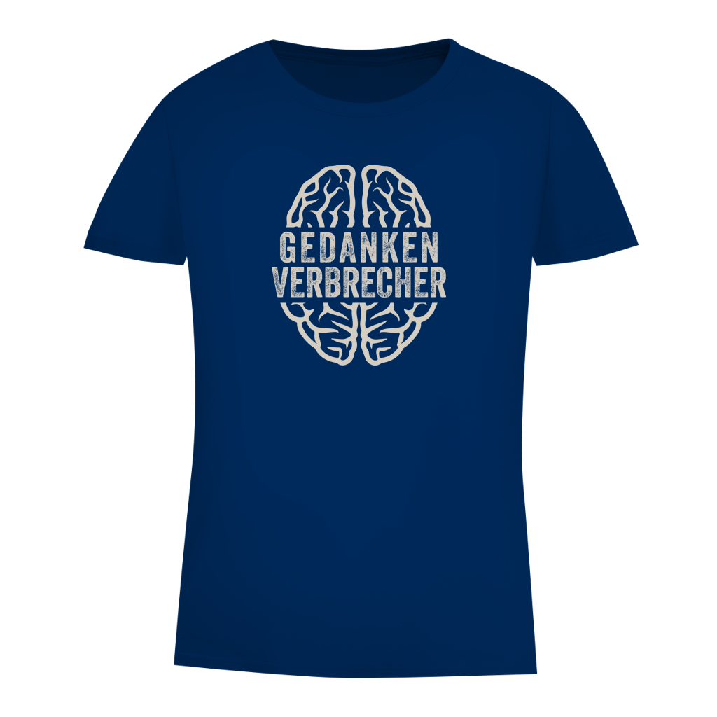 Damen Premium Bio T-Shirt Gedankenverbrecher
