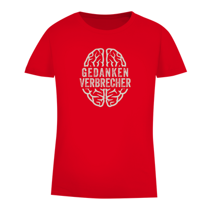 Damen Premium Bio T-Shirt Gedankenverbrecher