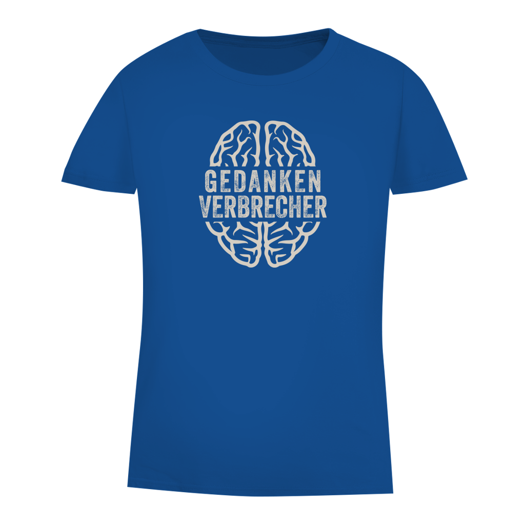 Damen Premium Bio T-Shirt Gedankenverbrecher