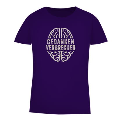 Damen Premium Bio T-Shirt Gedankenverbrecher