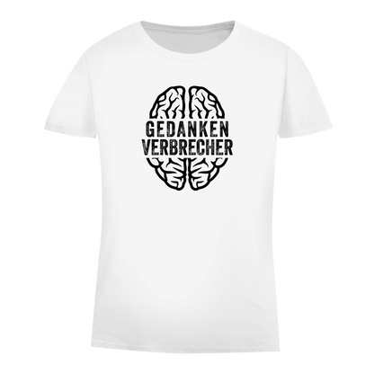 Damen Premium Bio T-Shirt Gedankenverbrecher