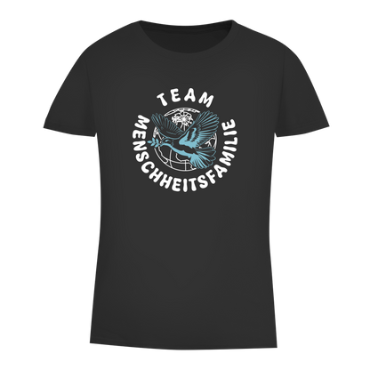 Damen Premium Bio T-Shirt Team Menschheitsfamilie
