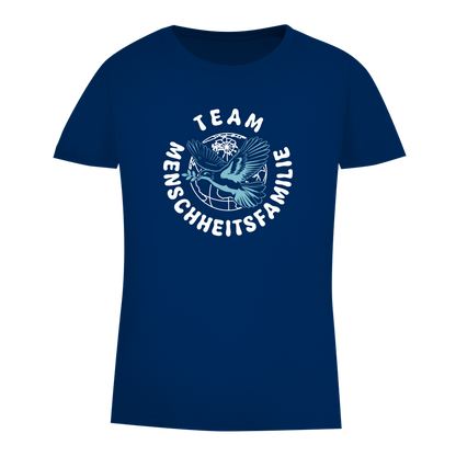 Damen Premium Bio T-Shirt Team Menschheitsfamilie