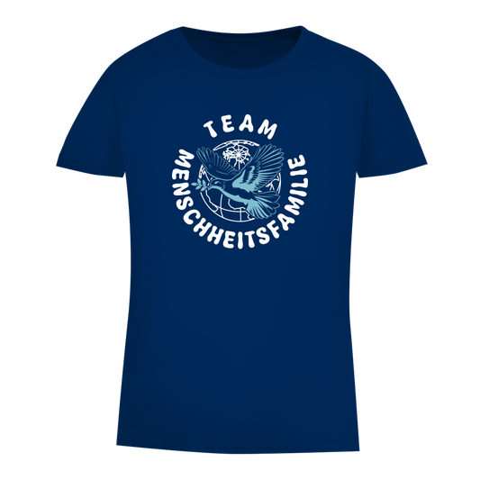 Damen Premium Bio T-Shirt Team Menschheitsfamilie