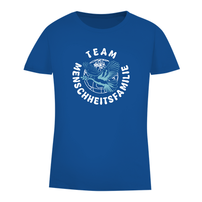 Damen Premium Bio T-Shirt Team Menschheitsfamilie