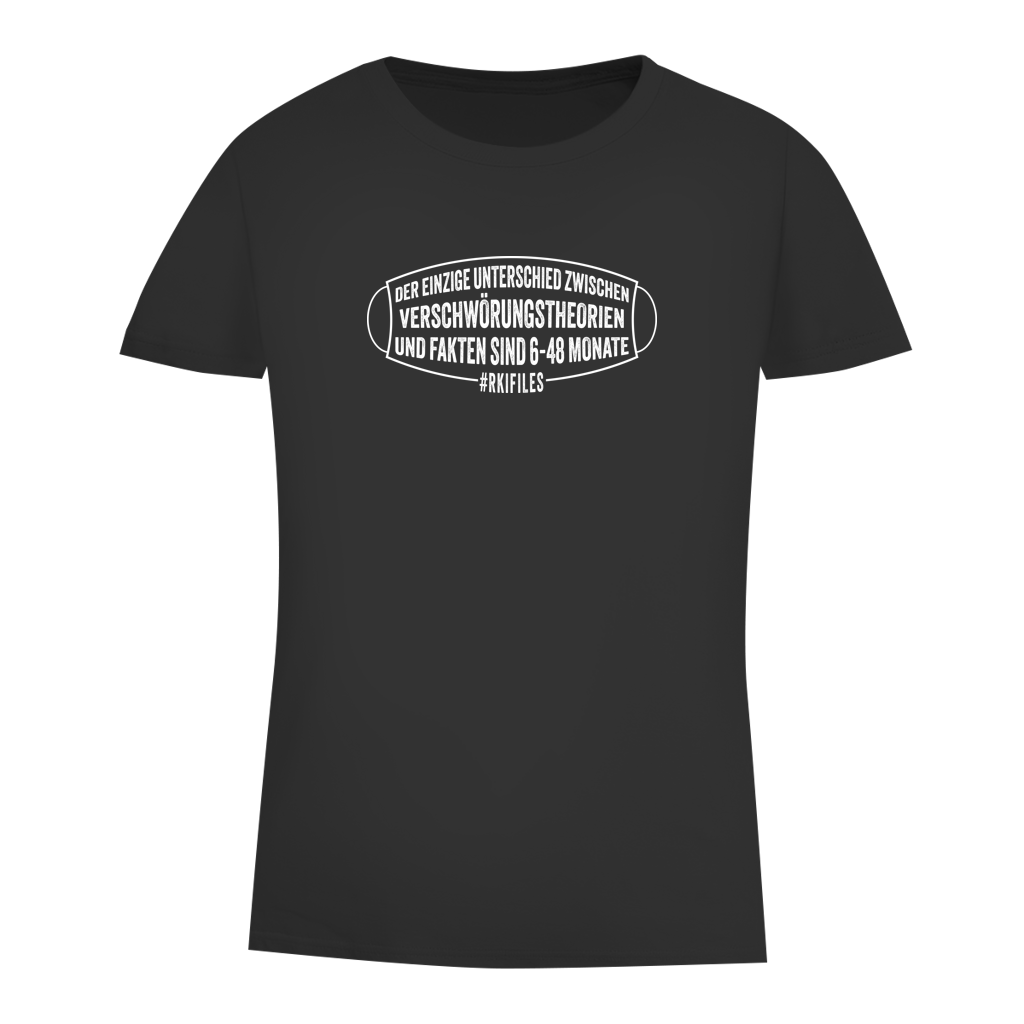 Damen Premium Bio T-Shirt Verschwörungstheorie vs. Fakten