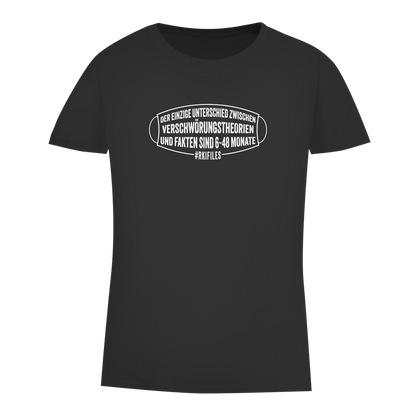 Damen Premium Bio T-Shirt Verschwörungstheorie vs. Fakten