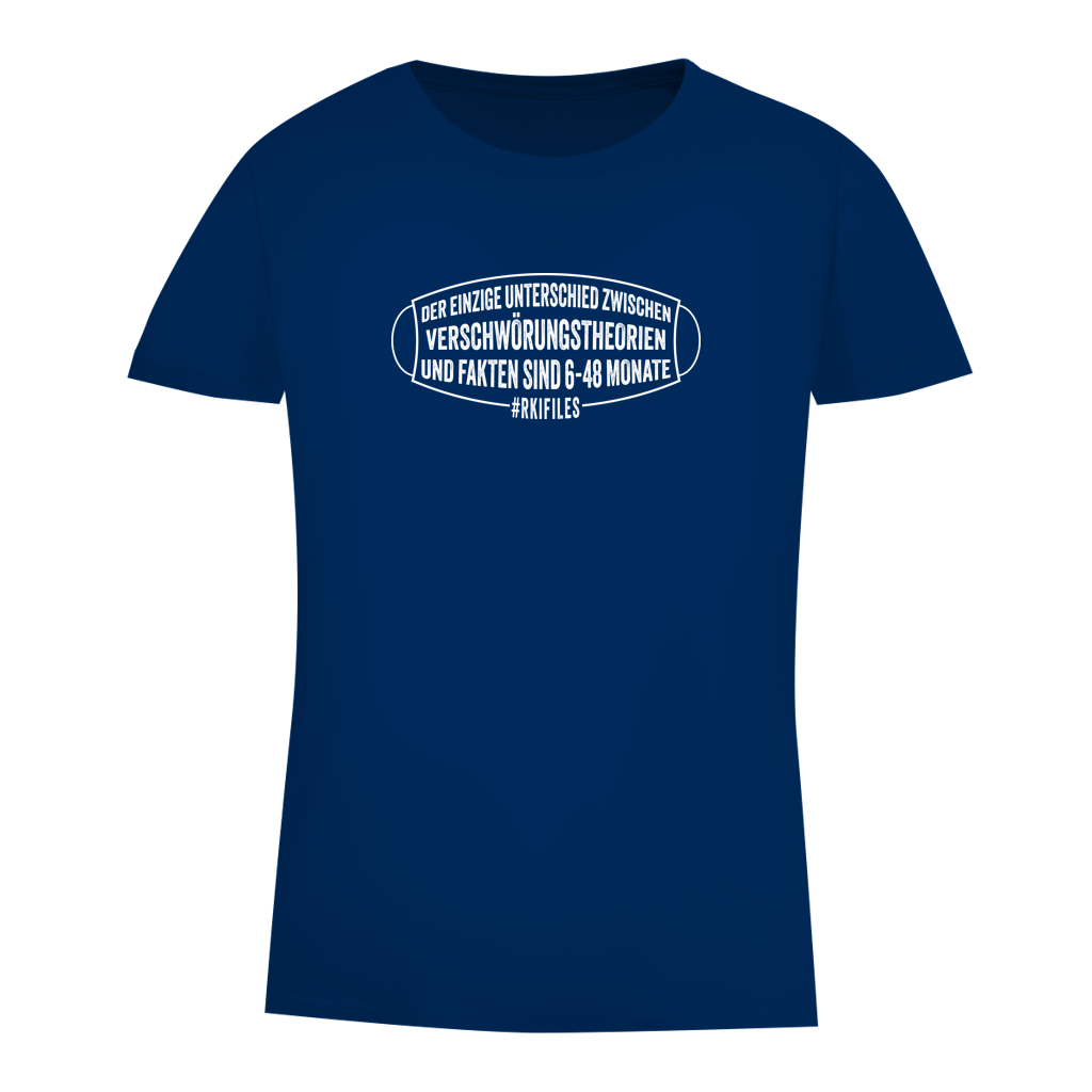 Damen Premium Bio T-Shirt Verschwörungstheorie vs. Fakten
