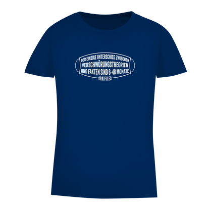 Damen Premium Bio T-Shirt Verschwörungstheorie vs. Fakten