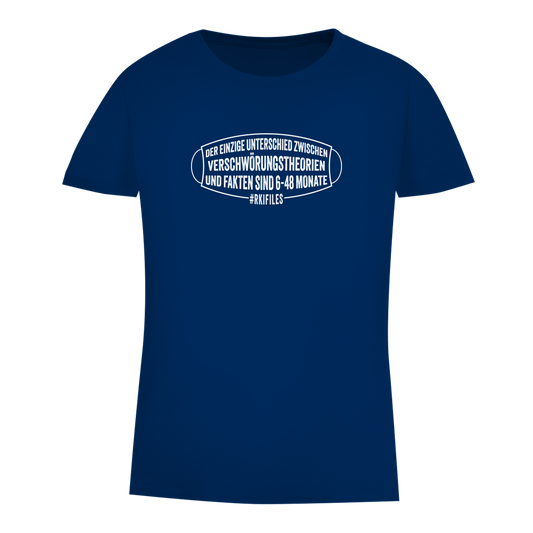 Damen Premium Bio T-Shirt Verschwörungstheorie vs. Fakten