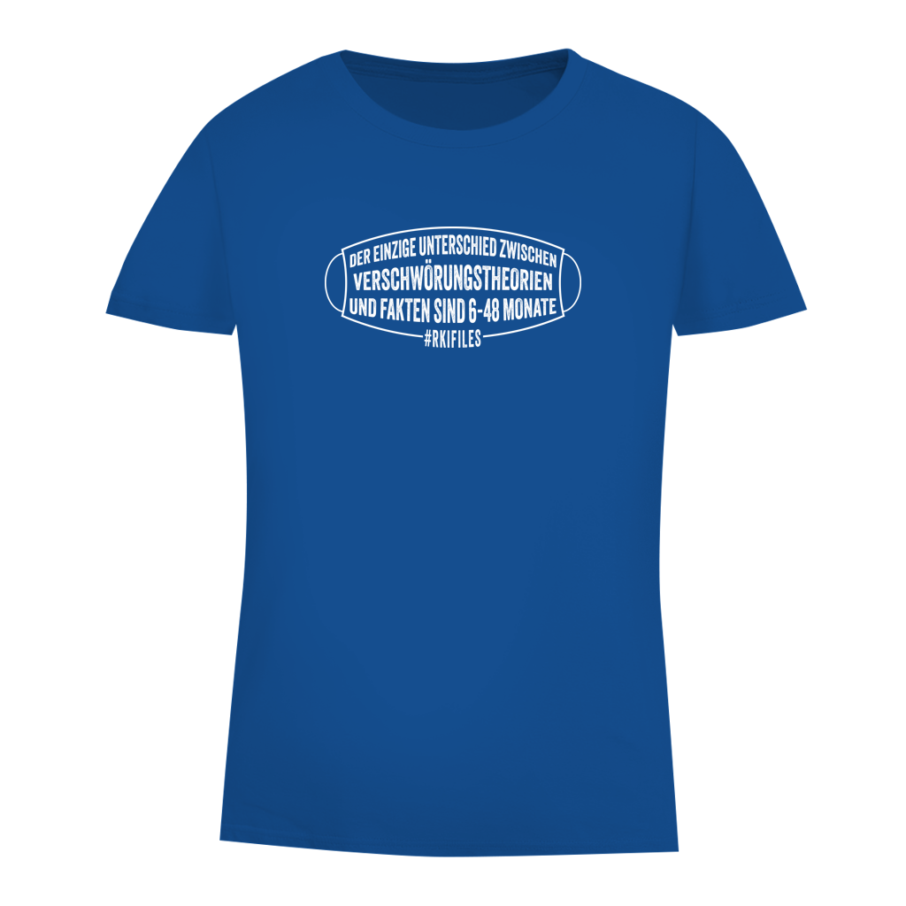 Damen Premium Bio T-Shirt Verschwörungstheorie vs. Fakten