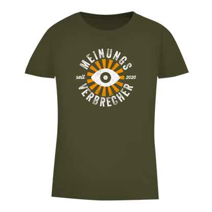 Damen Premium Bio T-Shirt Meinungsverbrecher seit 2020
