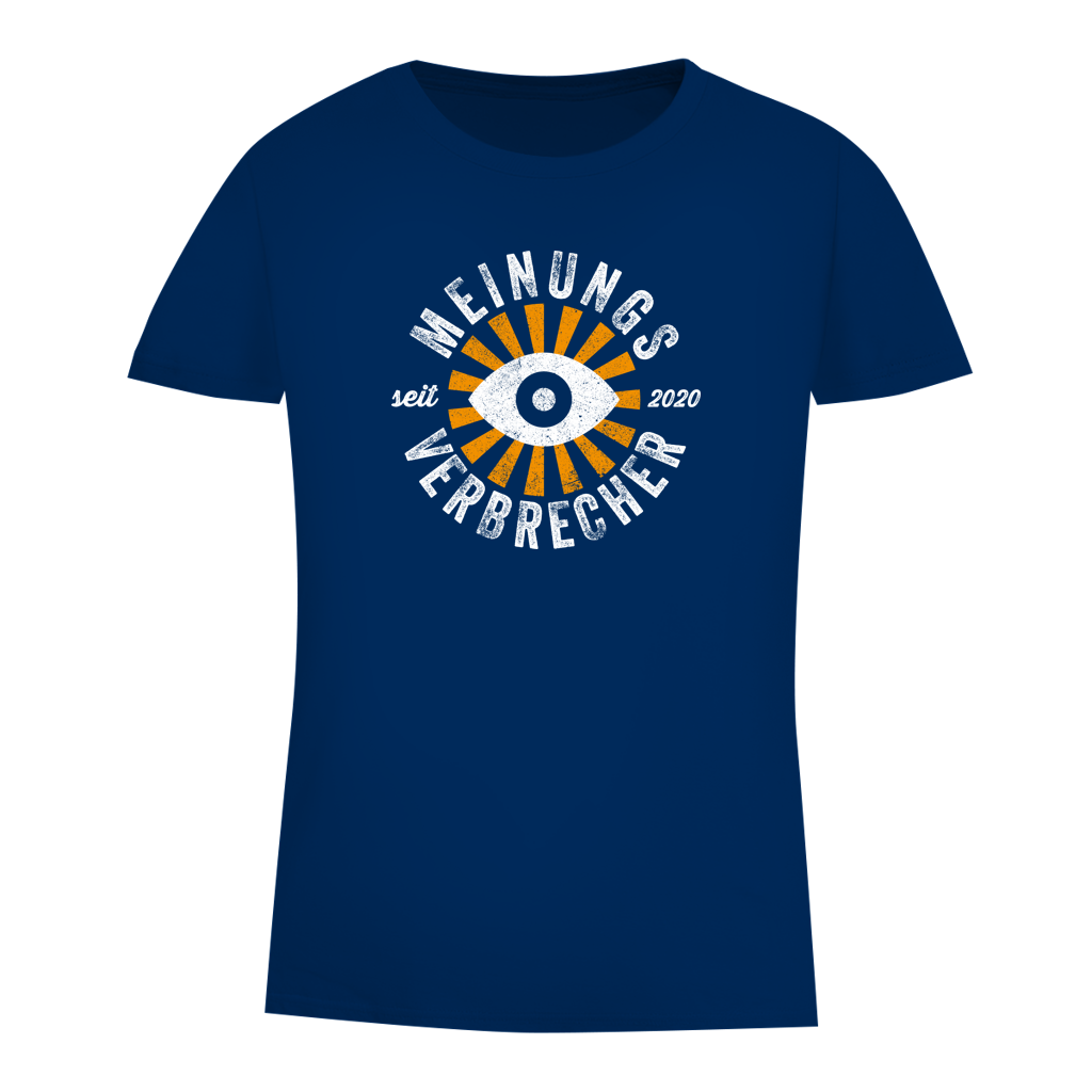 Damen Premium Bio T-Shirt Meinungsverbrecher seit 2020
