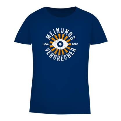 Damen Premium Bio T-Shirt Meinungsverbrecher seit 2020