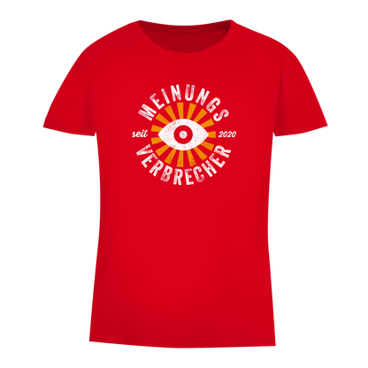 Damen Premium Bio T-Shirt Meinungsverbrecher seit 2020