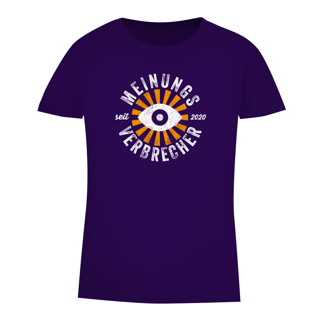 Damen Premium Bio T-Shirt Meinungsverbrecher seit 2020