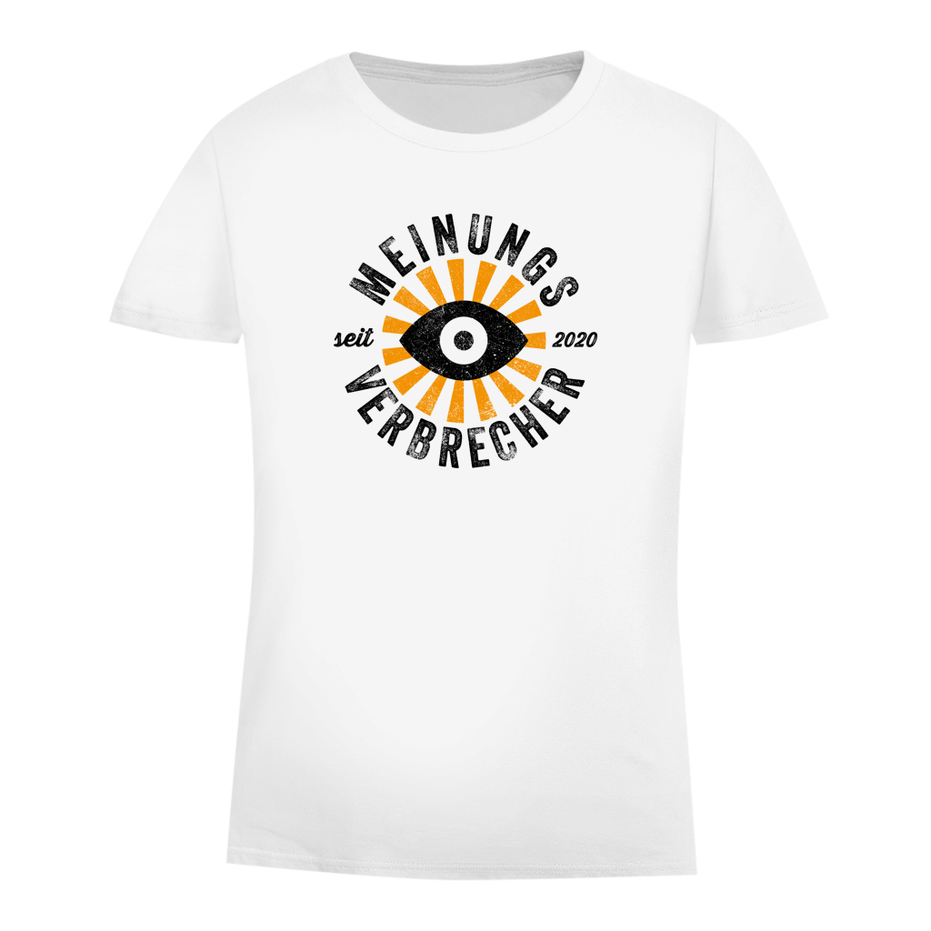 Damen Premium Bio T-Shirt Meinungsverbrecher seit 2020