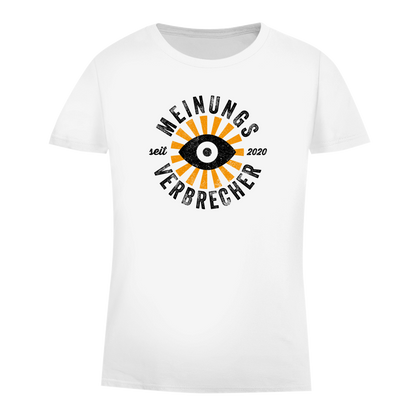 Damen Premium Bio T-Shirt Meinungsverbrecher seit 2020