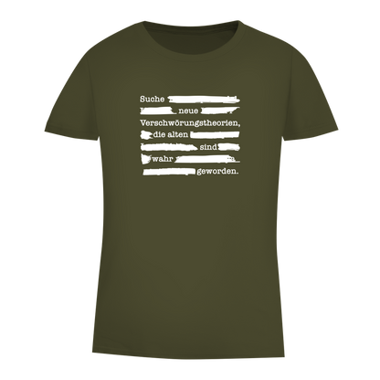 Damen Premium Bio T-Shirt Suche neue Verschwörungstheorien