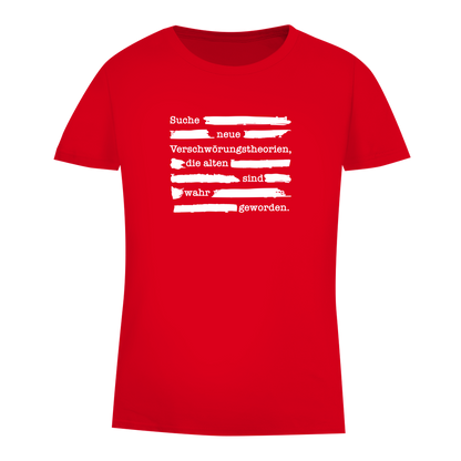 Damen Premium Bio T-Shirt Suche neue Verschwörungstheorien