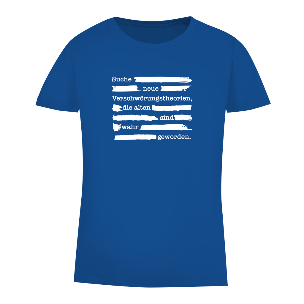 Damen Premium Bio T-Shirt Suche neue Verschwörungstheorien